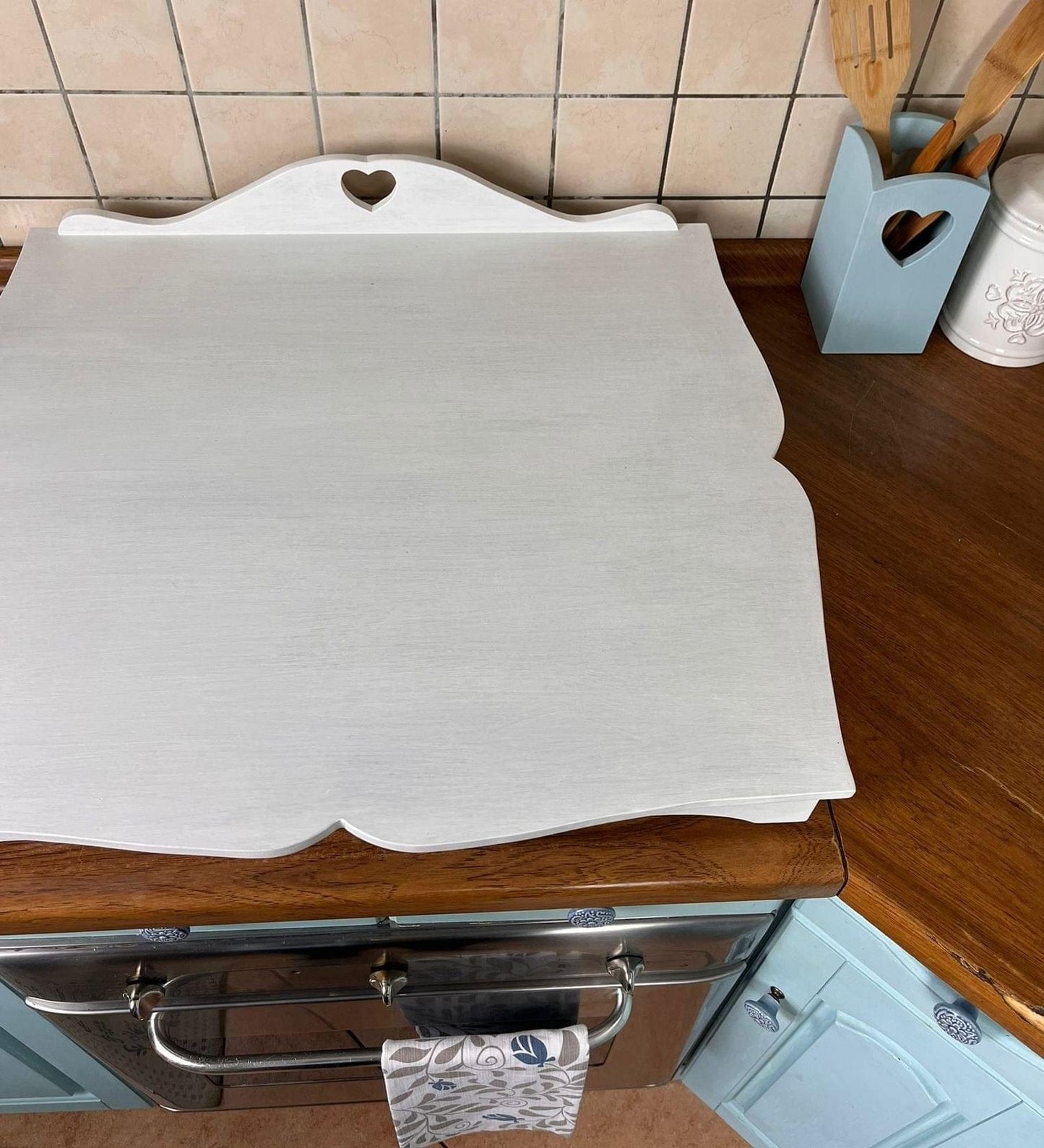 Copri fornelli in legno Shabby Chic - Domeahome