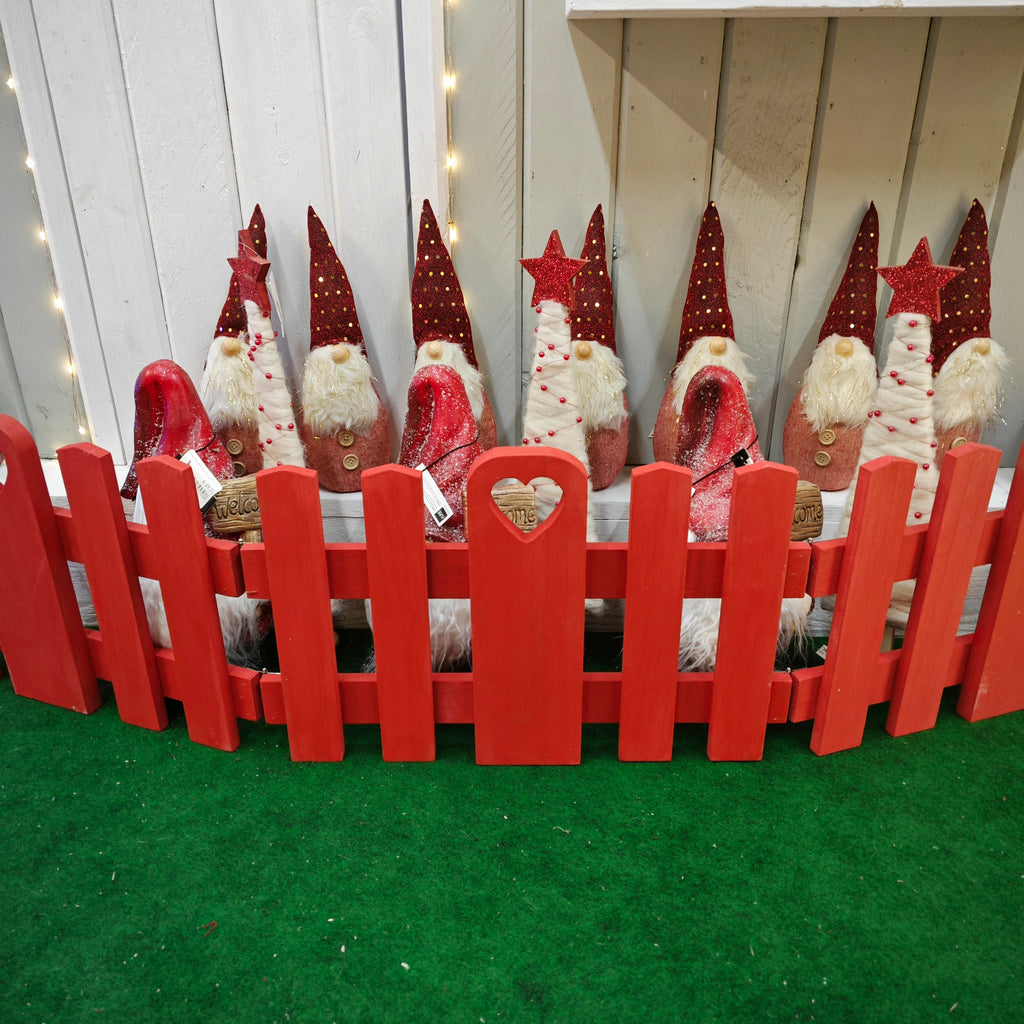 Staccionata recinto in legno per Albero di Natale - Set da 3 Pannelli