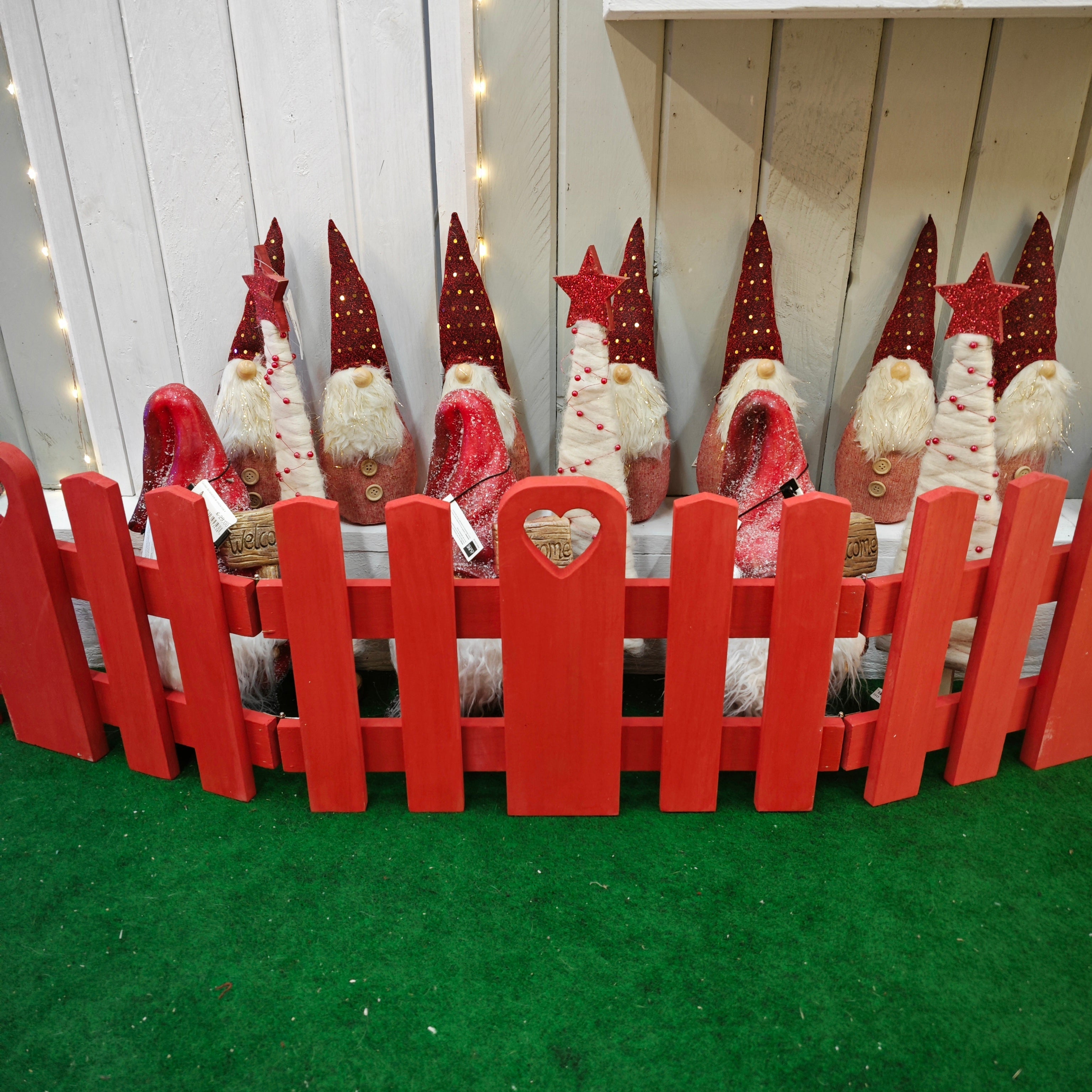 Staccionata recinto in legno per Albero di Natale - Set da 3 Pannelli