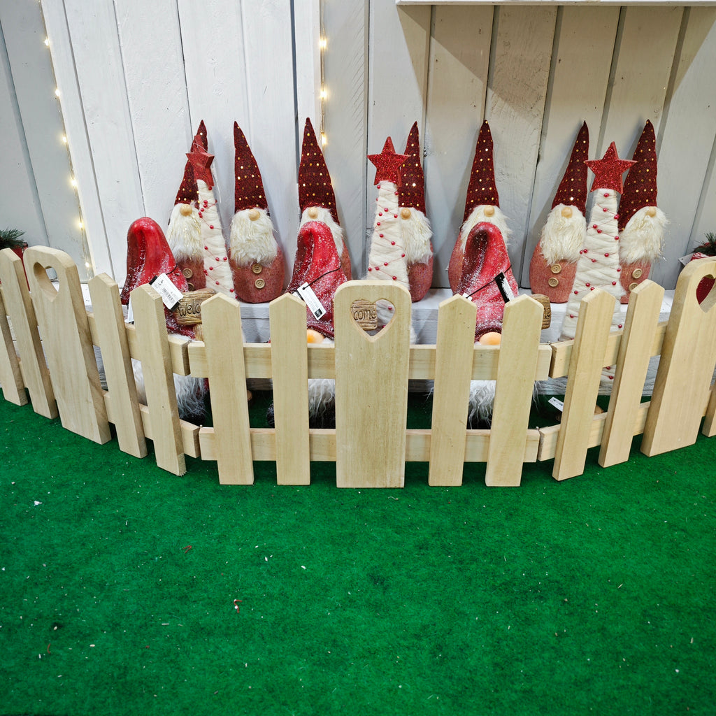 Staccionata recinto in legno per Albero di Natale - Set da 3 Pannelli