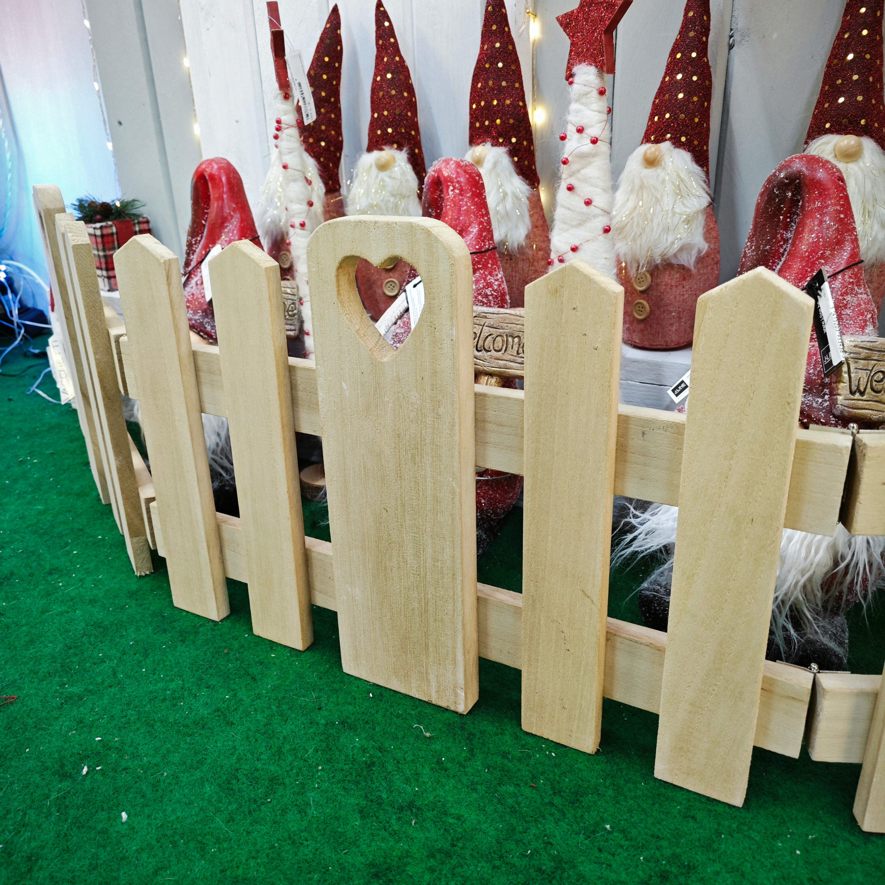 1 pannello per Staccionata o recinzione in legno per Albero di Natale