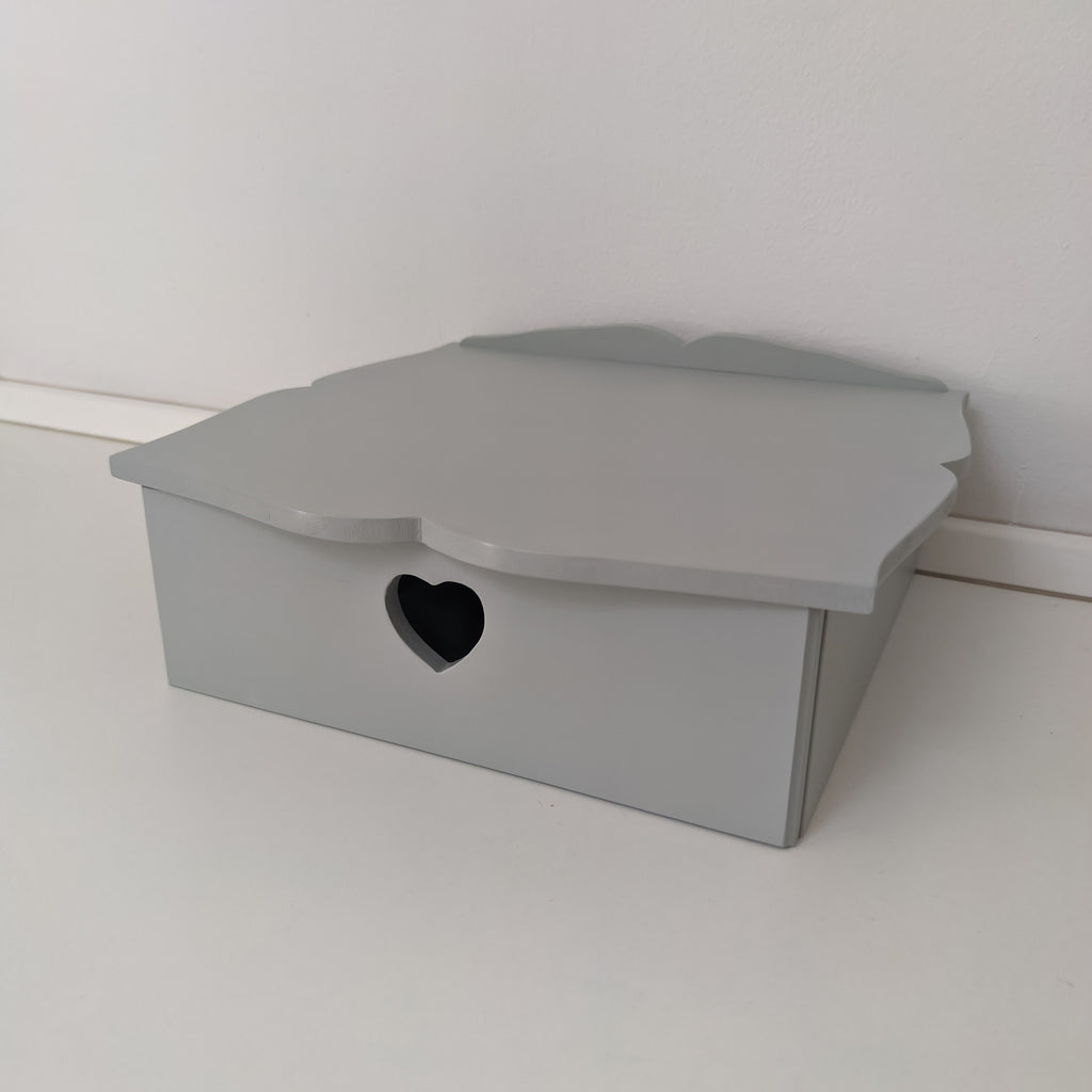 Cassetto porta cialde caffè shabby chic artigianale