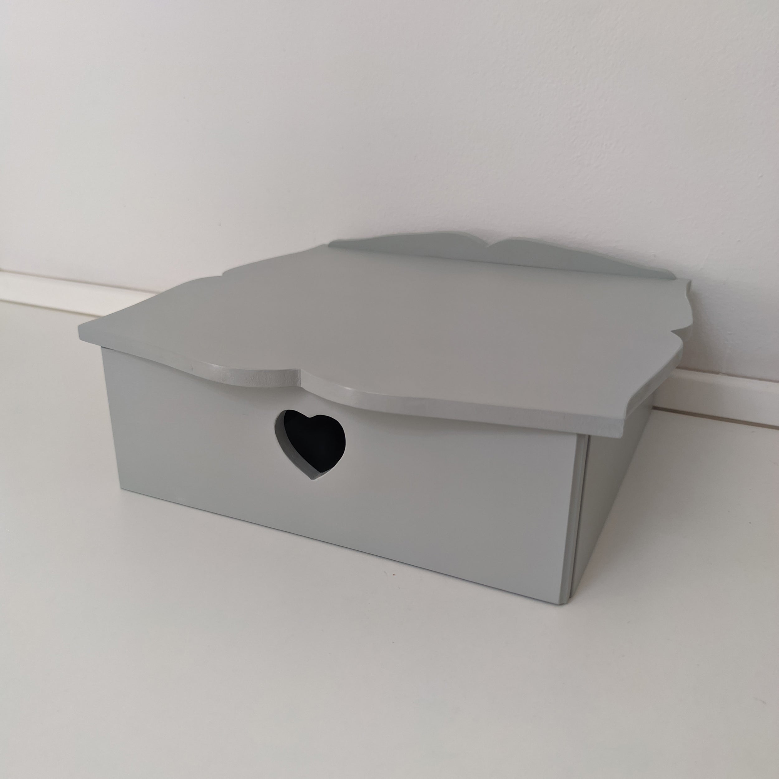 Cassetto porta cialde caffè shabby chic artigianale