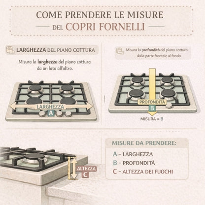 Copri fornelli in legno Shabby Chic - Domeahome