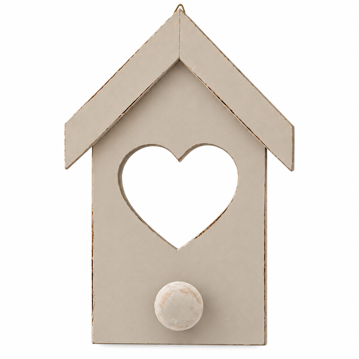 Appendiabiti Casetta Domeahome Cashmere su sfondo bianco