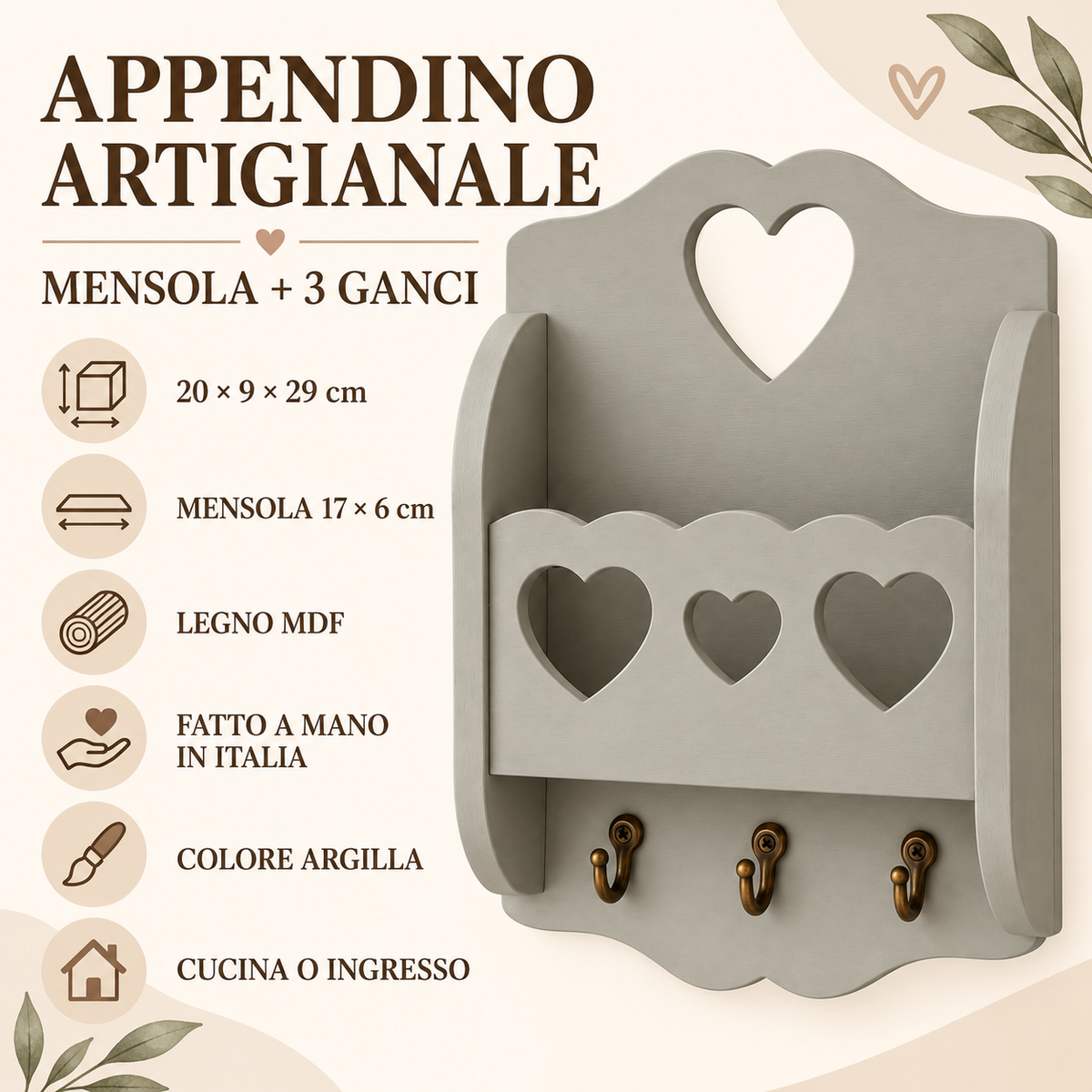 Infografica appendino Domeahome Argilla