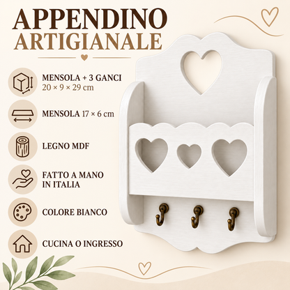 Infografica appendino Domeahome Bianco