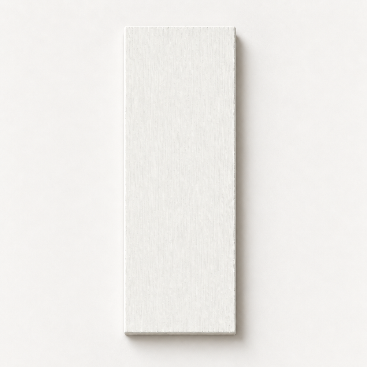 Campione colore Bianco Latte su bastoncino rettangolare di legno verniciato da 2 × 5 cm - 1 pezzo