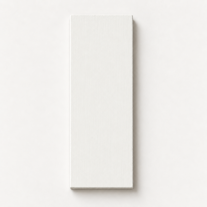 Campione colore Bianco Latte su bastoncino rettangolare di legno verniciato da 2 × 5 cm - 1 pezzo