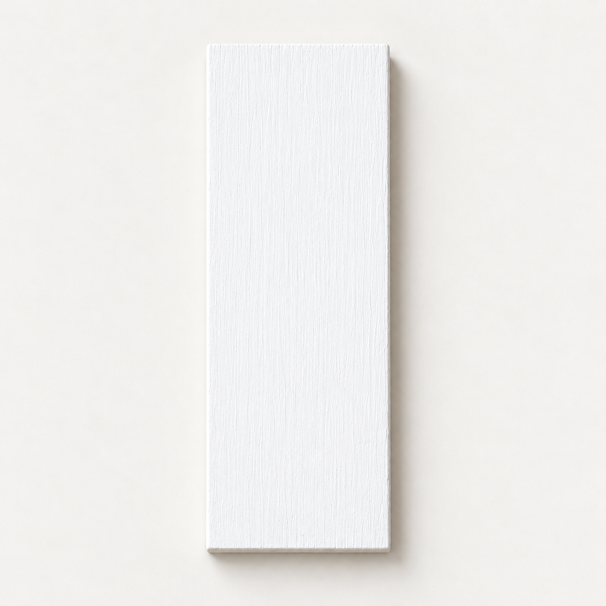 Campione colore Bianco su bastoncino rettangolare di legno verniciato da 2 × 5 cm - 1 pezzo