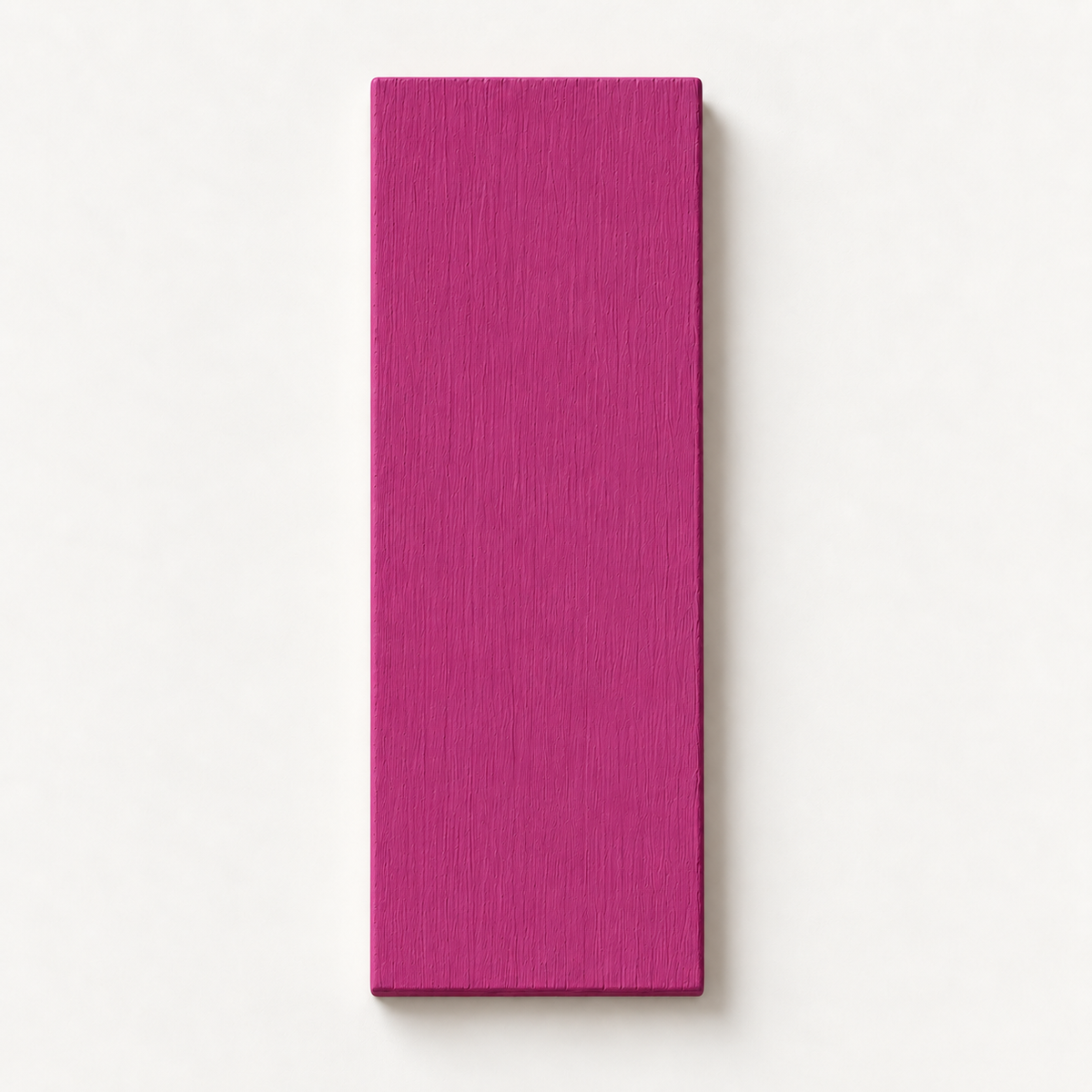 Campione colore Fucsia su bastoncino rettangolare di legno verniciato da 2 × 5 cm - 1 pezzo