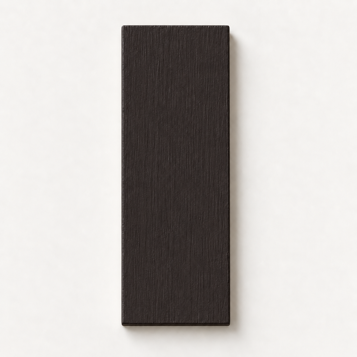 Campione colore Nero Bruno su bastoncino rettangolare di legno verniciato da 2 × 5 cm - 1 pezzo