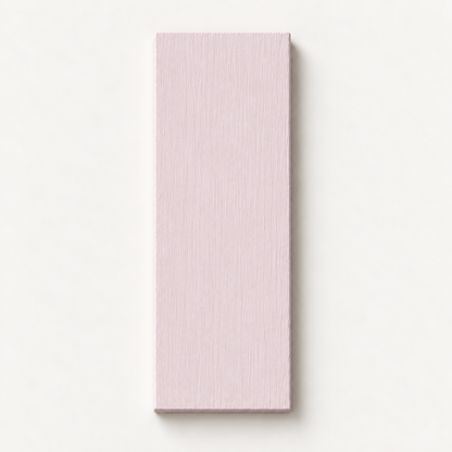 Campione colore Rosa Confetto su bastoncino rettangolare di legno verniciato da 2 × 5 cm - 1 pezzo
