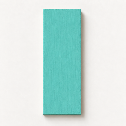 Campione colore Tiffany su bastoncino rettangolare di legno verniciato da 2 × 5 cm - 1 pezzo