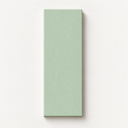 Campione colore Verde Vintage su bastoncino rettangolare di legno verniciato da 2 × 5 cm - 1 pezzo