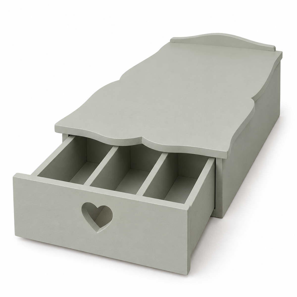 Cassetto porta cialde Domeahome 26 x 46 x 13 cm Argilla su sfondo bianco