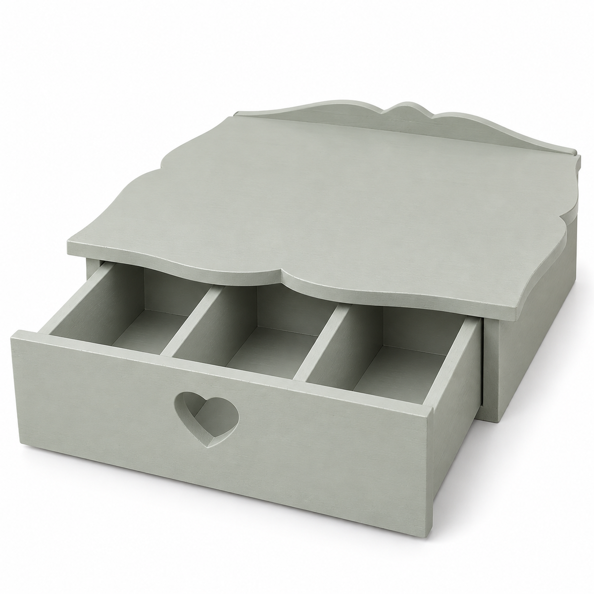 Cassetto porta cialde Domeahome 35,5 x 34 x 13 cm Argilla su sfondo bianco