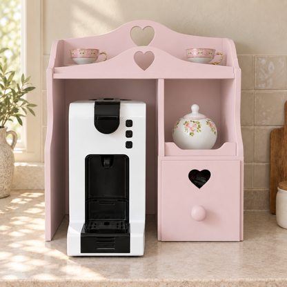 Mobiletto macchina da caffè Rosa Antico