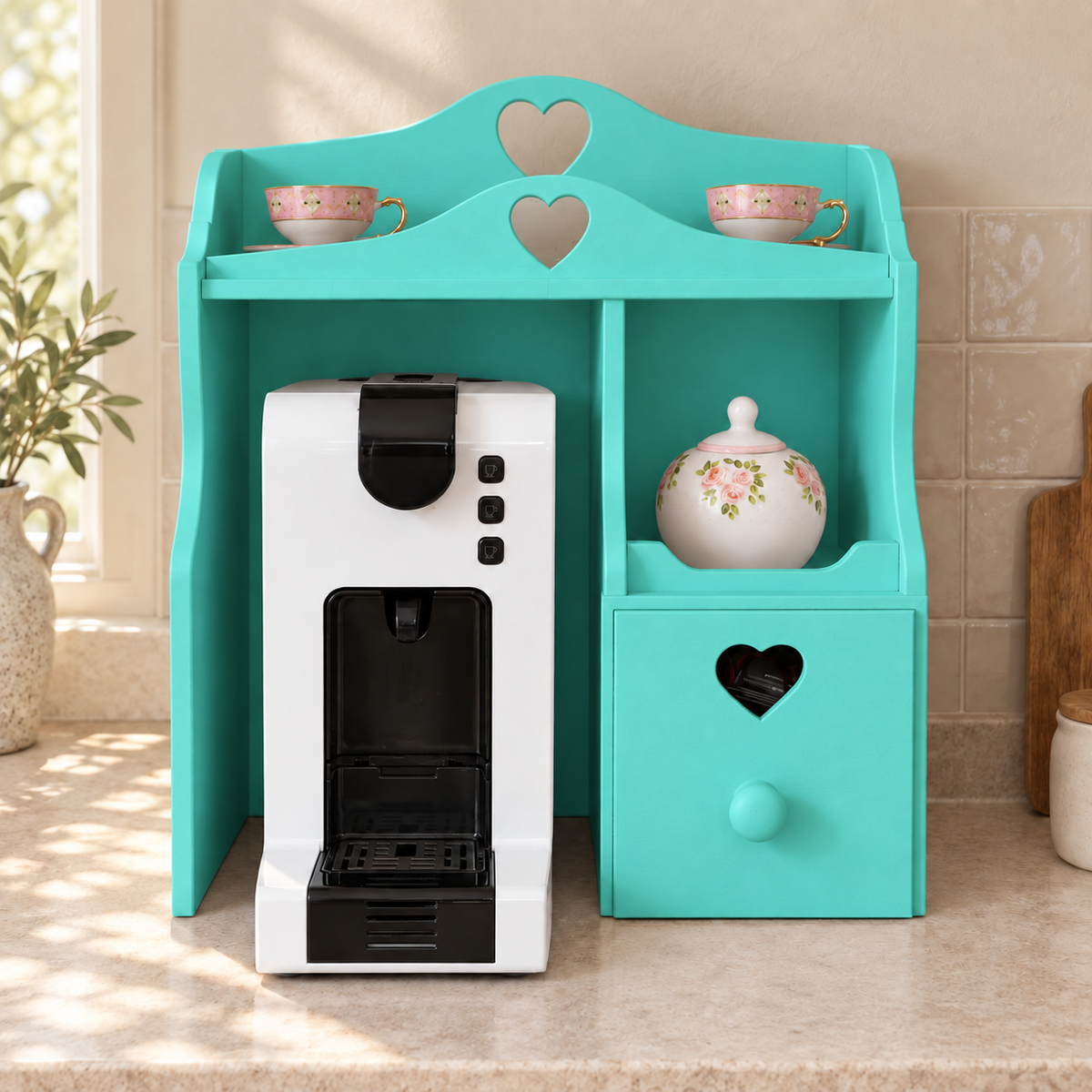 Mobiletto macchina da caffè Tiffany