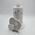 Porta Rotolo da Cucina Artigianale con Cuore