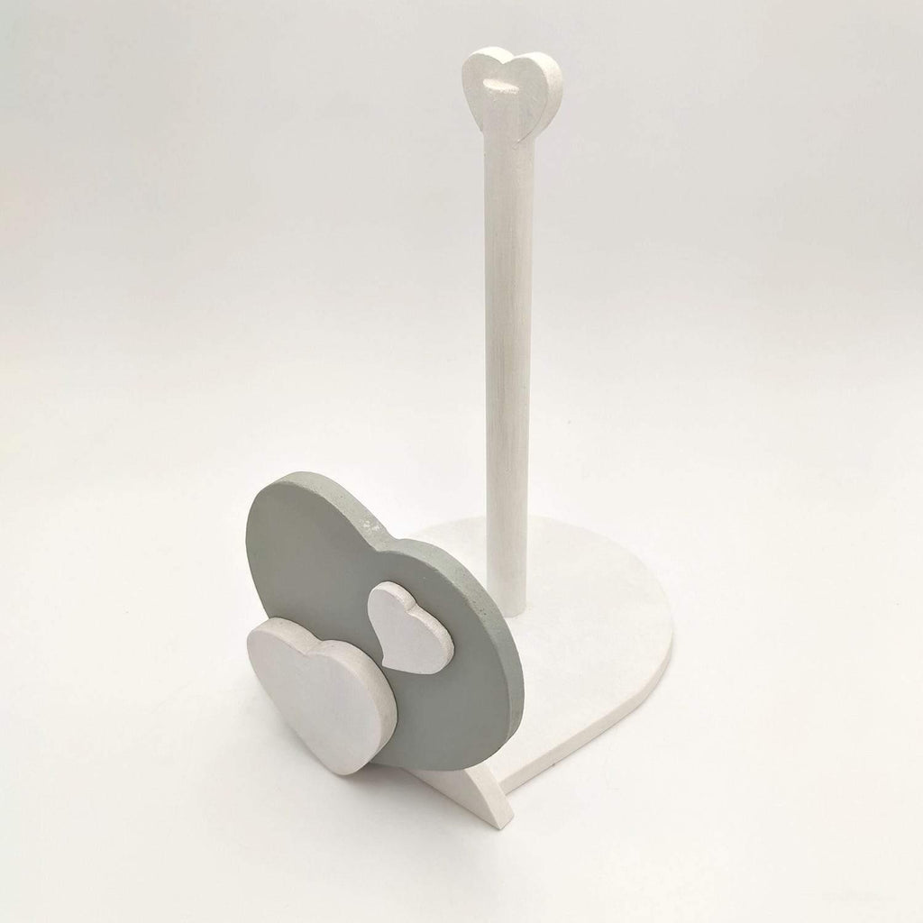 Porta Rotolo da Cucina Artigianale con Cuore