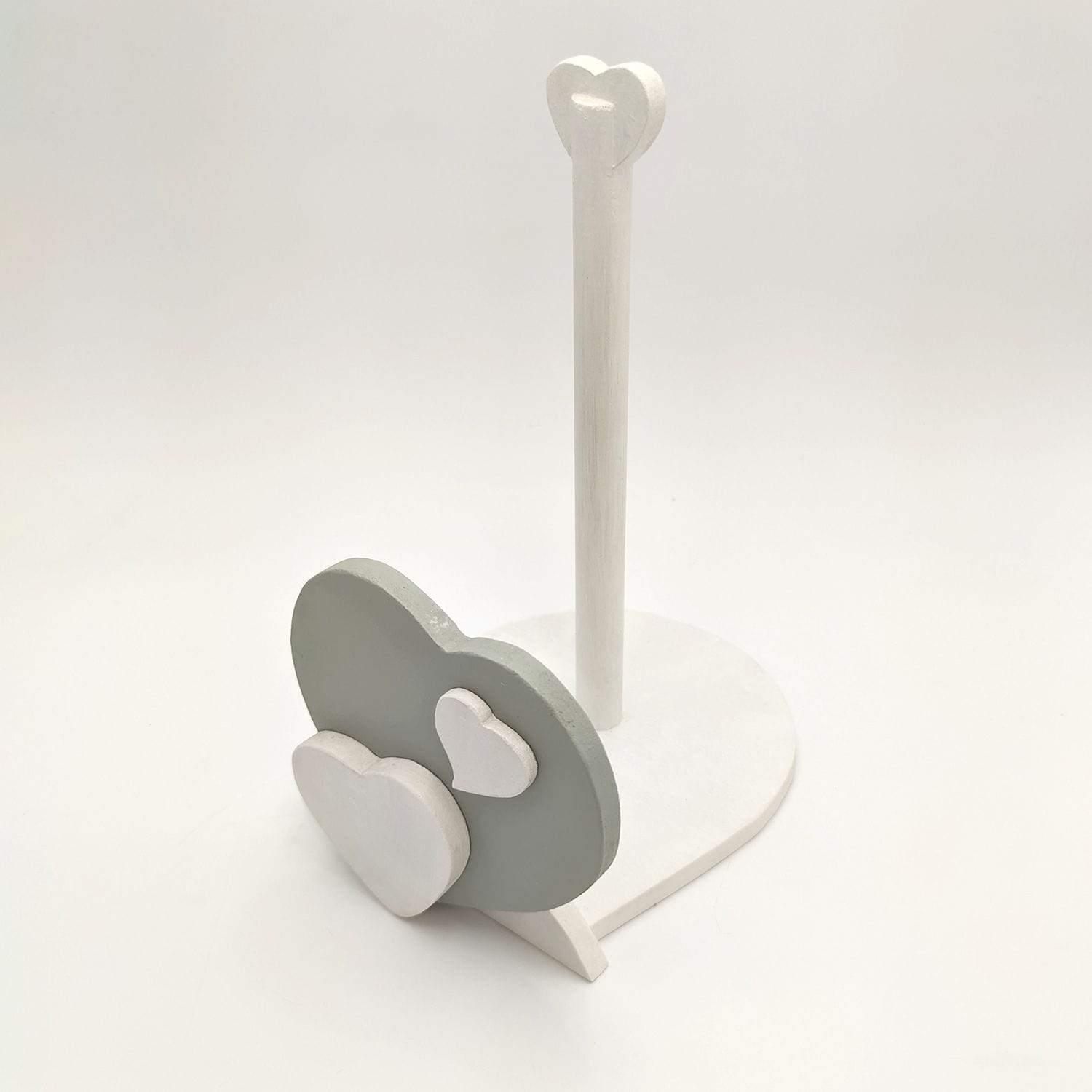 Porta Rotolo da Cucina Artigianale con Cuore