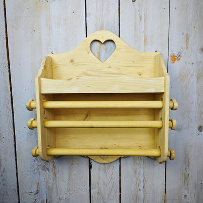Portarotolo Doppio + Porta Scottex e porta spezie da cucina Artigianale