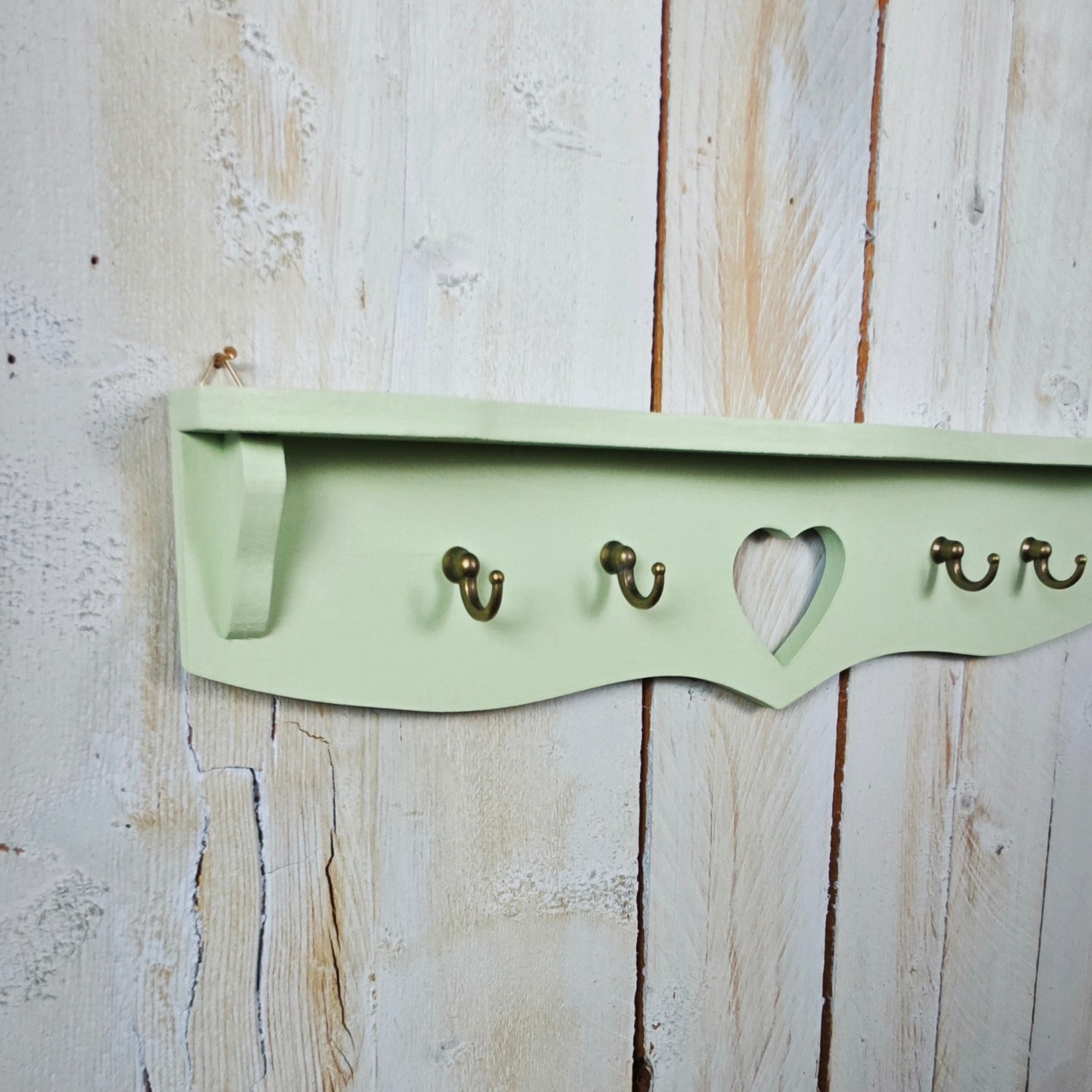 Mensola porta tazze stile shabby chic