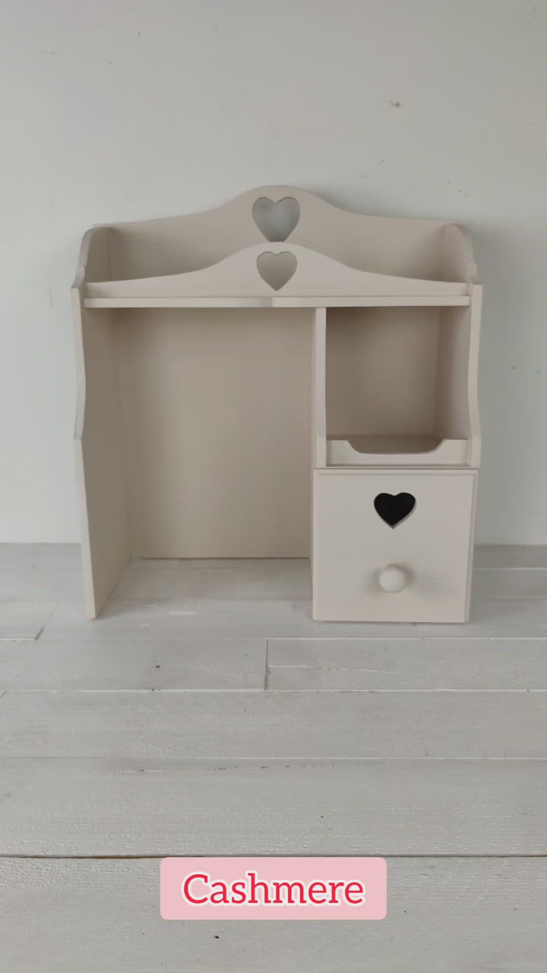 Mobiletto per Macchina del caffè con porta cialde e porta tazzine