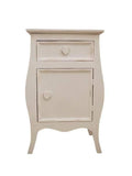 Comodino artigianale shabby chic apertura destra