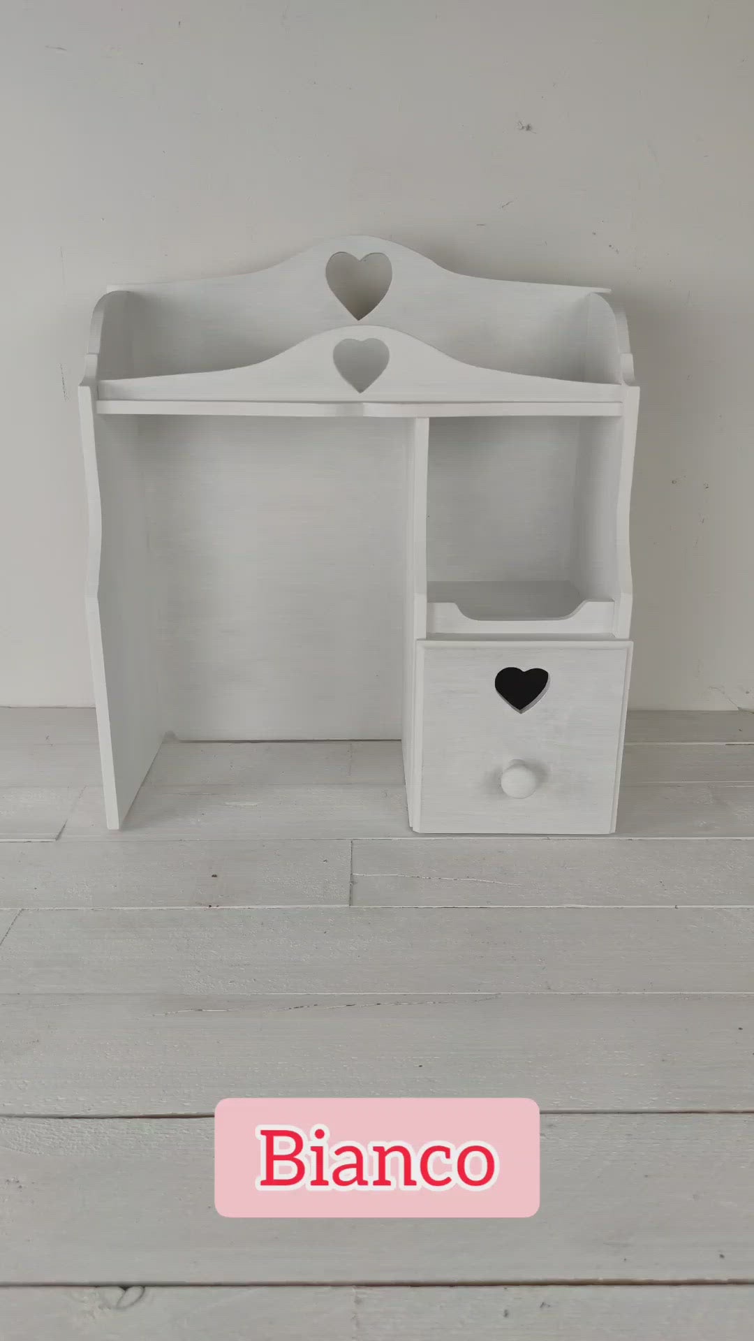 Mobiletto per Macchina del caffè con porta cialde e porta tazzine