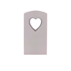 Rosa Confetto Porta Mestoli in legno Artigianale con intarsio a Cuore
