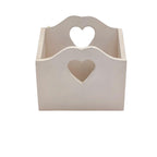 Porta Posta artigianale con intarsio a Cuore