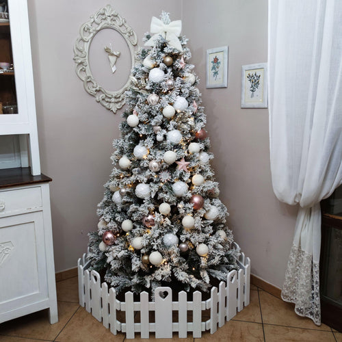 1 pannello per Staccionata o recinzione in legno per Albero di Natale