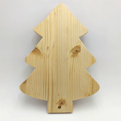 Tagliere Albero di Natale in legno Artigianale