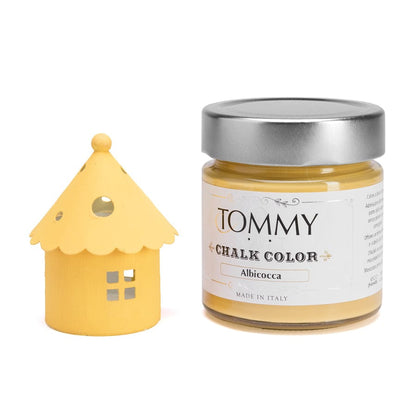 Albicocca / Ml. 200 Vernice Shabby Chic a gesso senza primer Chalk Paint - Tommy Art