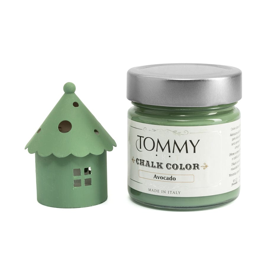 Avocado / Ml. 200 Vernice Shabby Chic a gesso senza primer Chalk Paint - Tommy Art