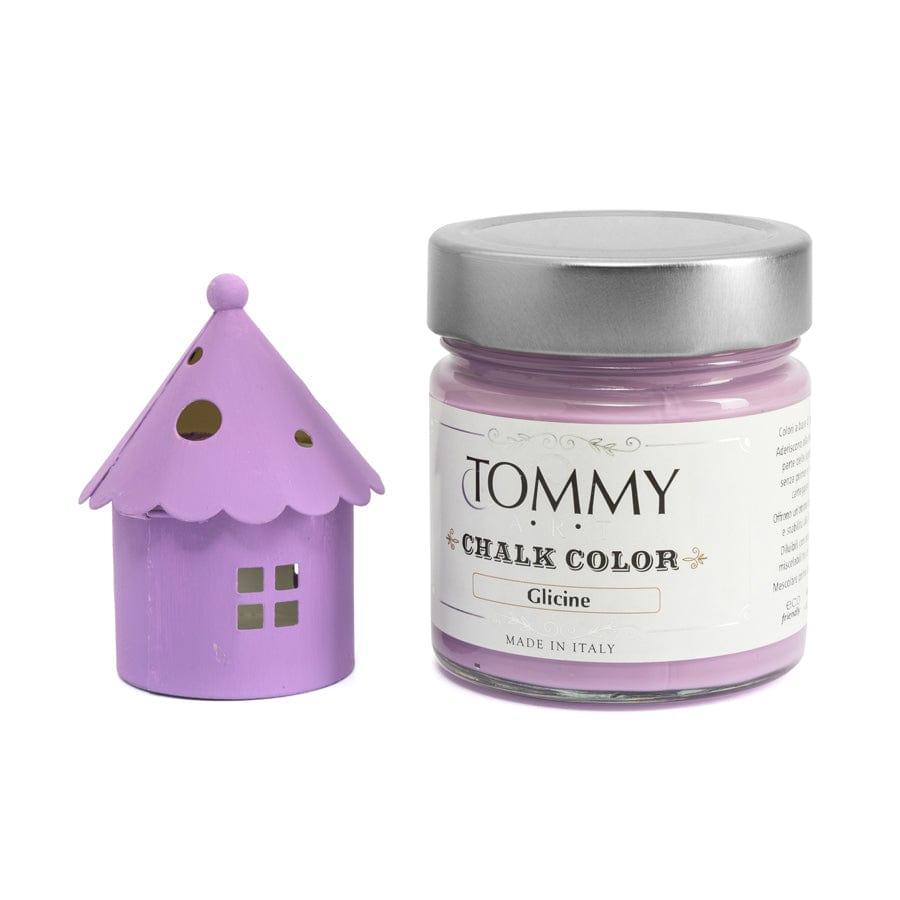 Glicine / Ml. 200 Vernice Shabby Chic a gesso senza primer Chalk Paint - Tommy Art